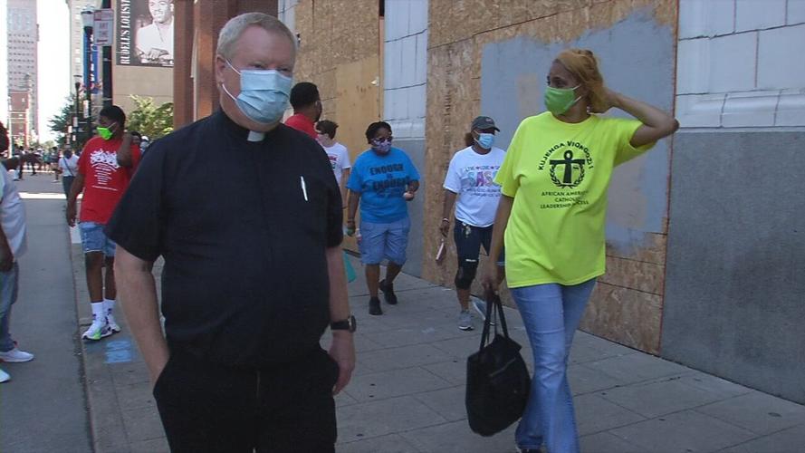Black Catholics peace walk 8-15-20