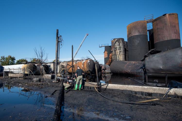 UPS plane crash aftermath from 123rd wing KY National Guard - 11.6.25
