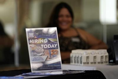 Hiring Today sign