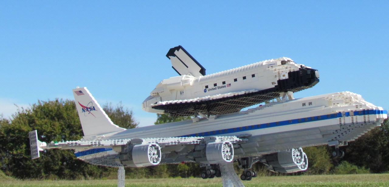 lego space shuttle transport