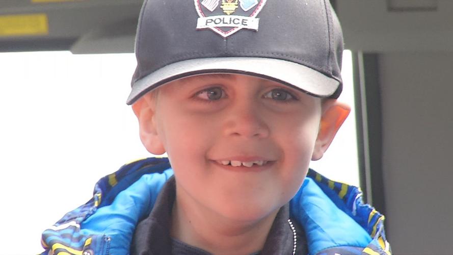 8-year-old Kyler Buckner made Jeffersontown Police Chief for a day on Feb. 7, 2020