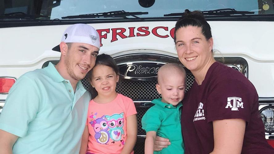 Beckett Burge with Family