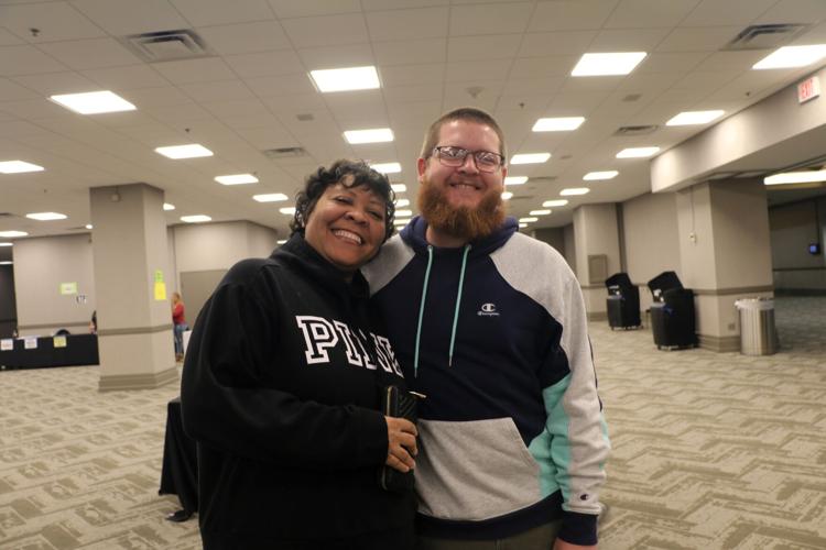 Ford workers Tamekya Barbour and Travis Klotz