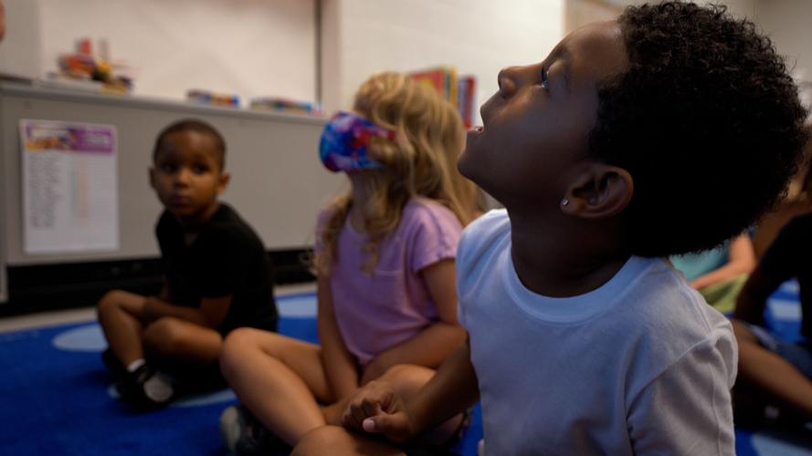 Students at JCPS 'Ready4K' summer program on July 13, 2022