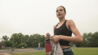 Walden's Natalie Svidal takes three individual titles again at the state track and field meet