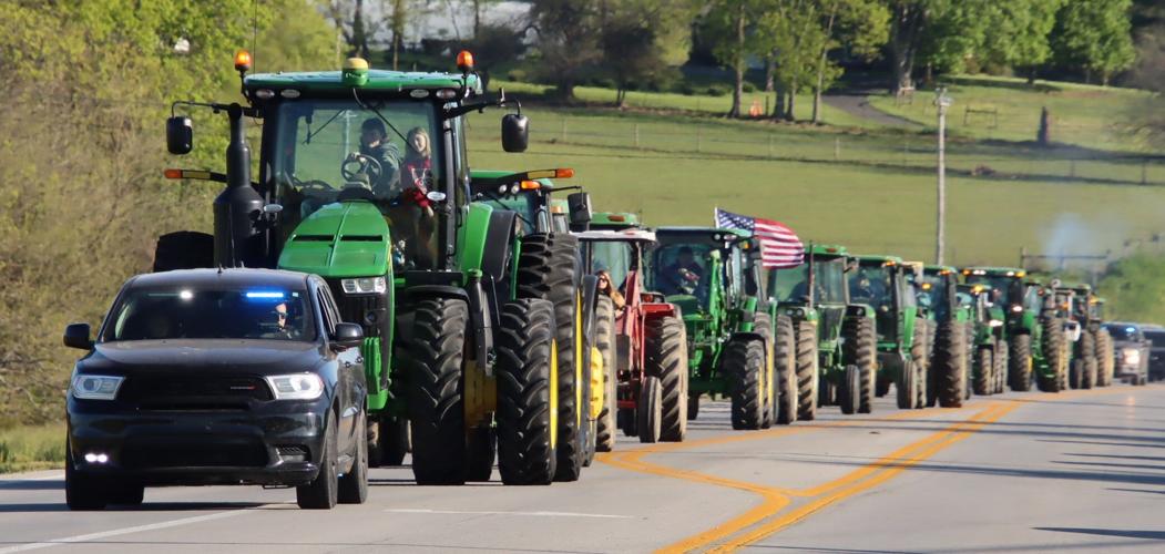 2023 'Drive Your Tractor to School Day' at Henry County High School in New Castle, Kentucky