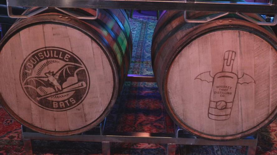 Louisville Bats-Whiskey Thief Distilling Company partnership