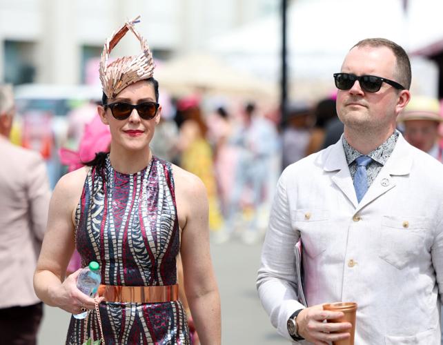 Fans on Kentucky Oaks Day 2025