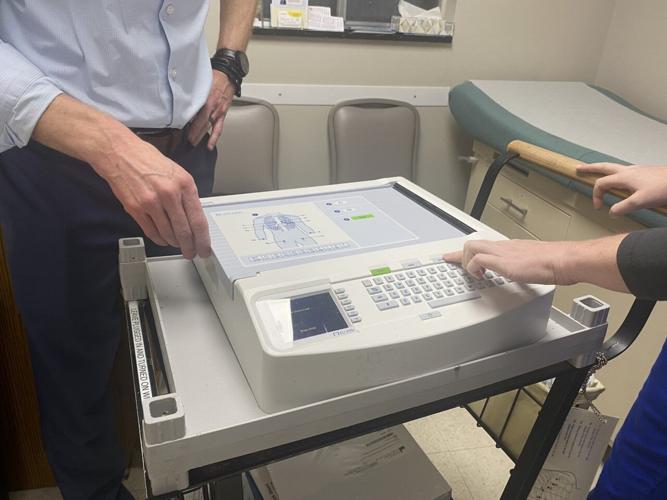 UofL Health donates EKG machine to Mercy Medical