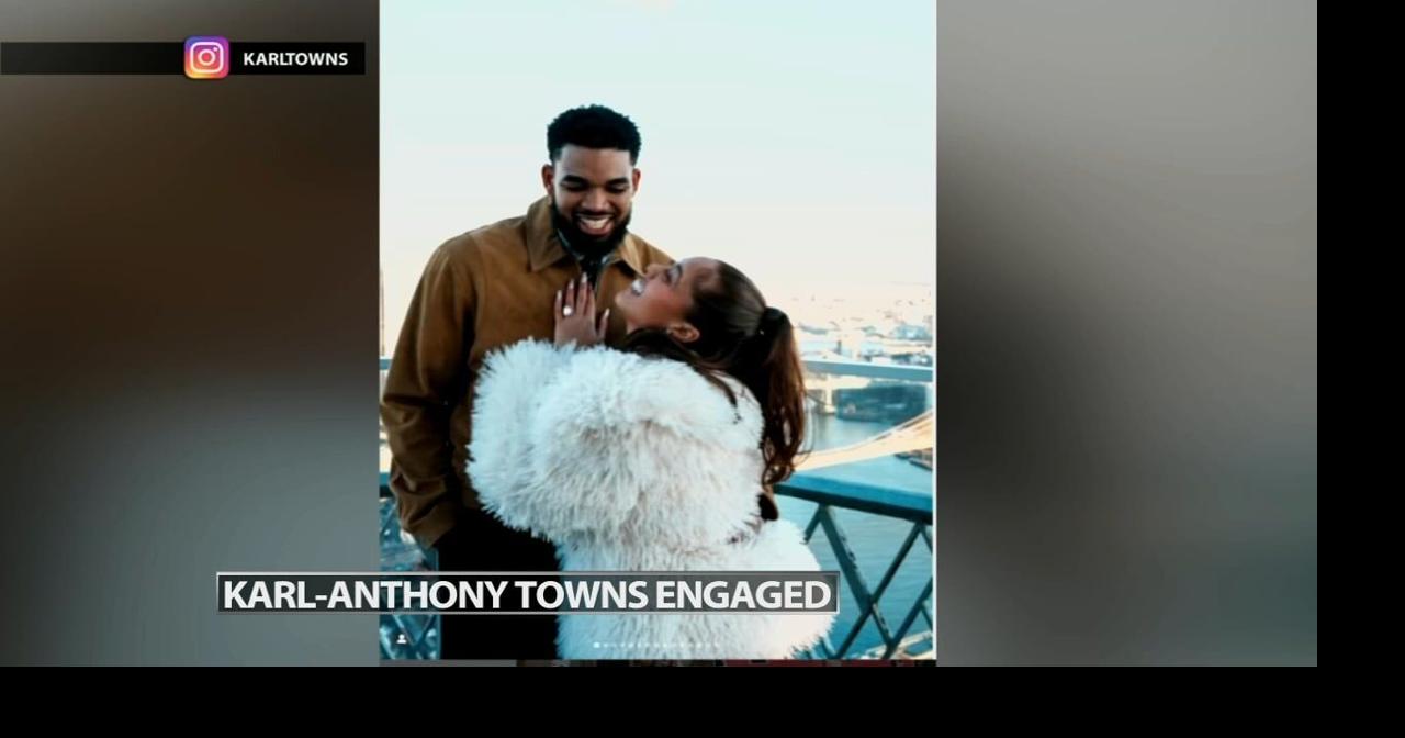 New York Knicks star Karl-Anthony Towns and influencer Jordyn Woods are engaged