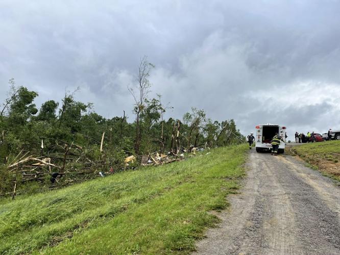 washington county sheriff ky long run road tornado damage photo 05/30/25