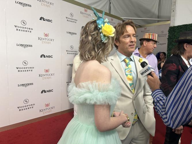 Larry and Dannielynn Birkhead Derby 151 red carpet 5-3-25