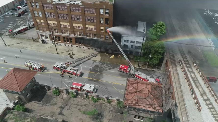 Vacant warehouse fire, 1400 block of Magazine Street, May 28, 2019