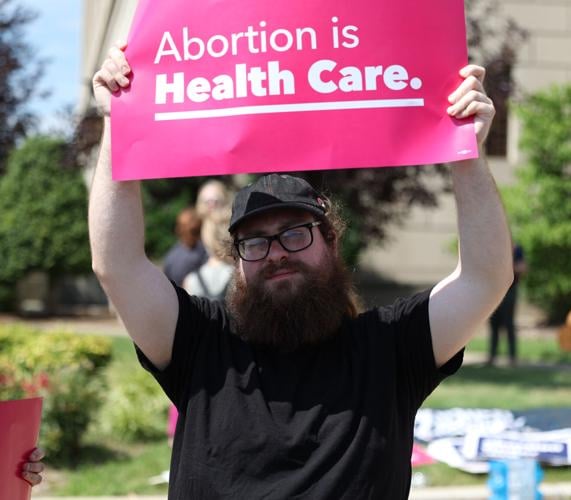 Abortion rally in downtown Louisville