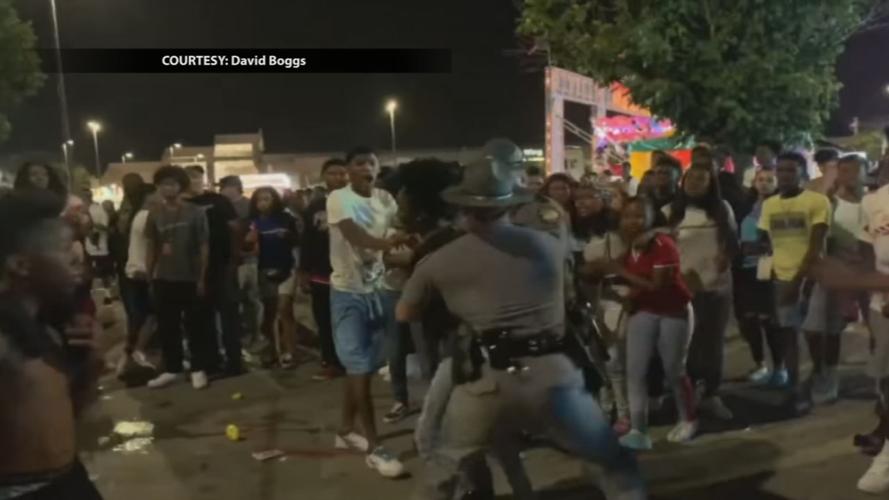 Panic at the Kentucky State Fair on Saturday, Aug. 17, 2019