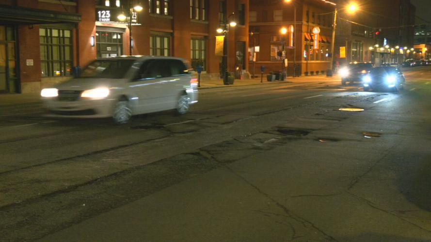 Pothole in Downtown Louisville