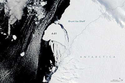 600 SQUARE MILES: Antarctica’s Brunt Ice Shelf Finally Breaks...