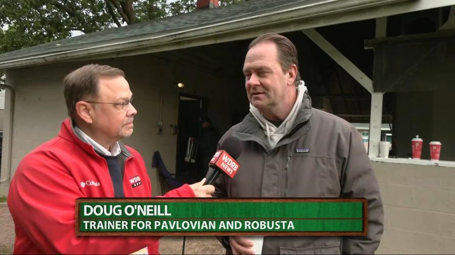 Doug O'Neill talks about Derby prospects with Robusta and Pavlovian
