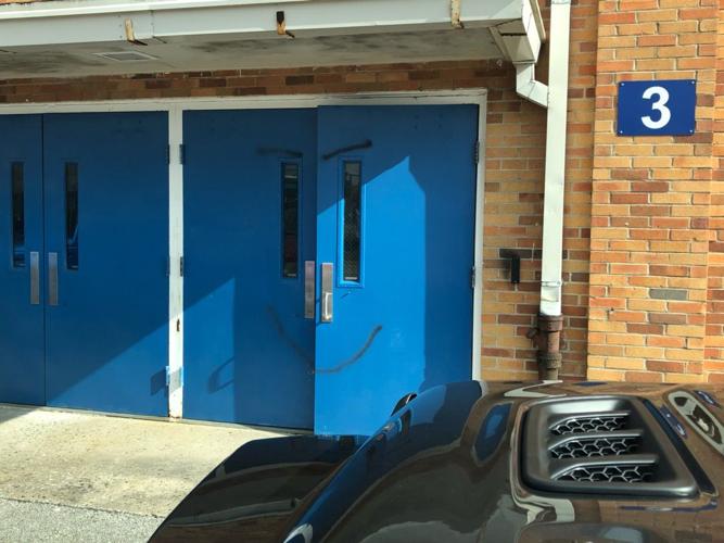 Graffiti at Oldham County High School-3 1-28-19