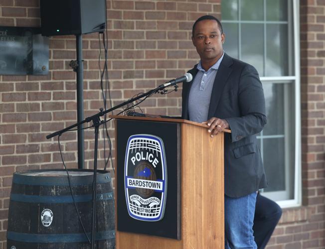 Daniel Cameron speaks at Jason Ellis memorial.JPG