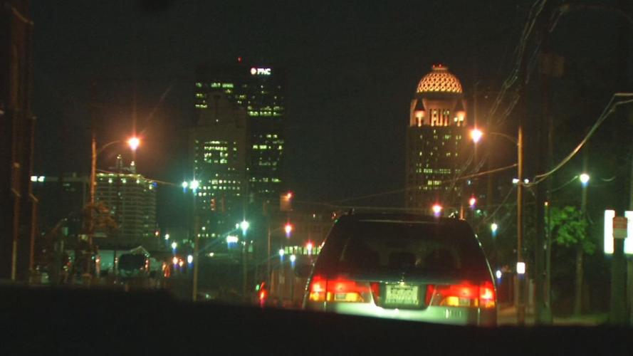 Police traffic stop in Louisville (generic)