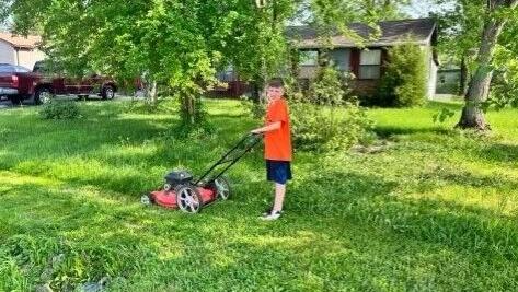 Landen 50 yard challenge