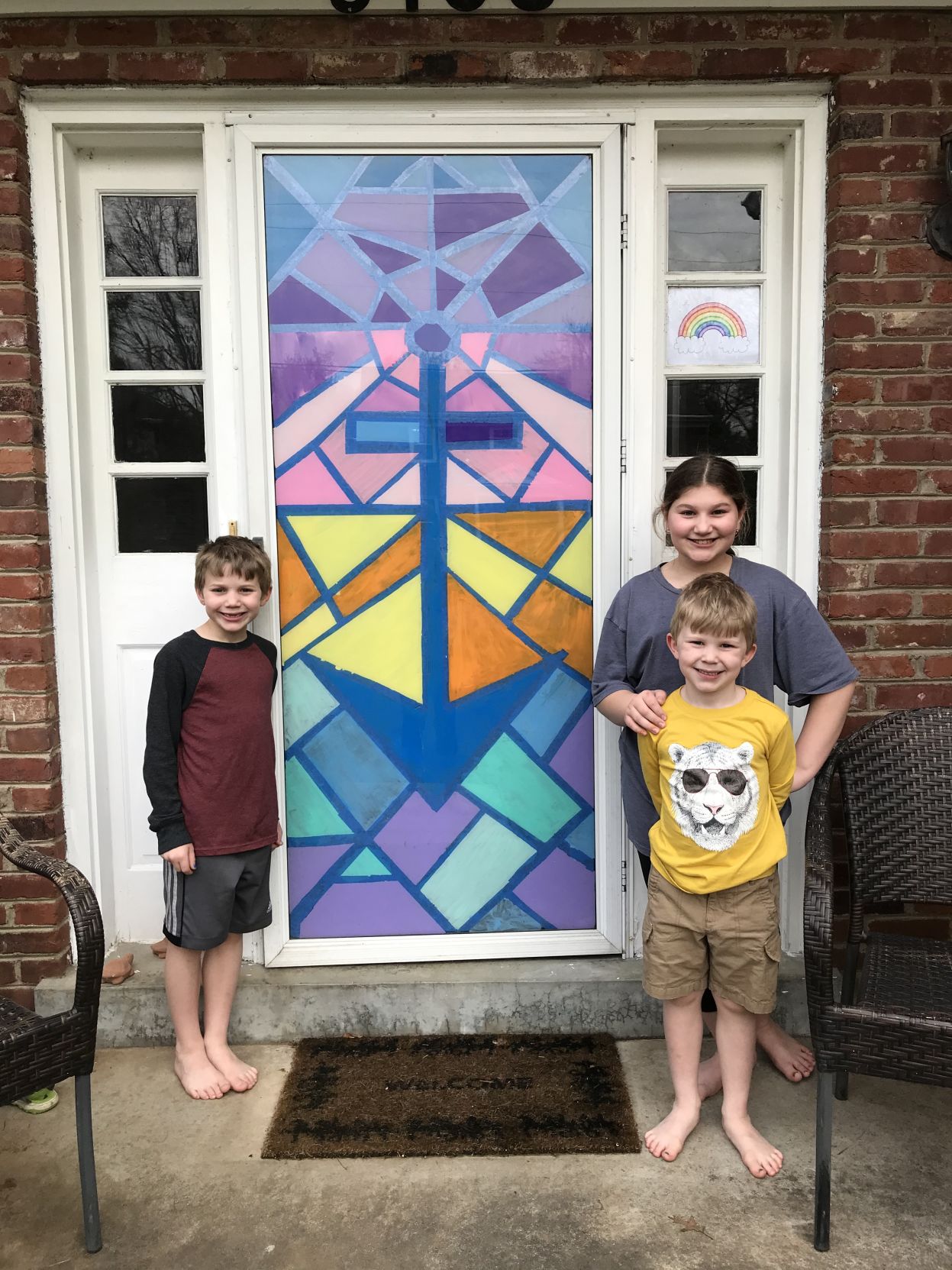 FRAZIER MUSEUM - TIME CAPSULE  Dallenbach Family - art on door.jpg