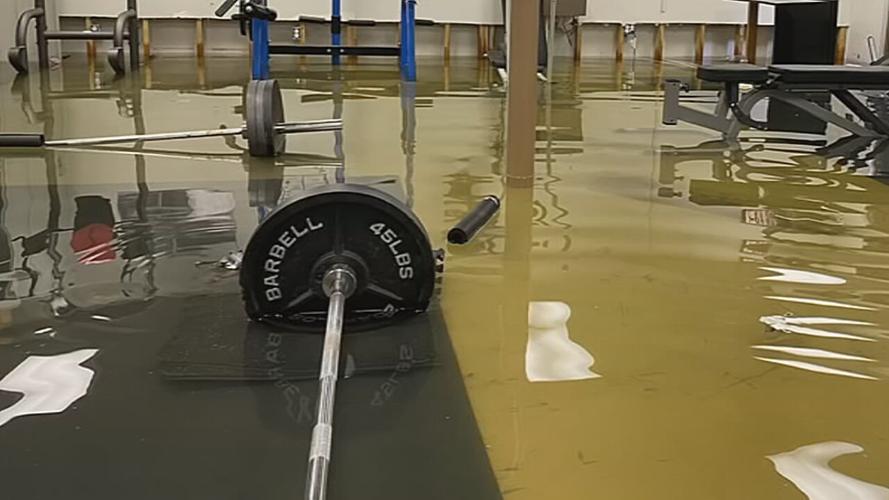 Damage at Old Sellersburg Police Department Building