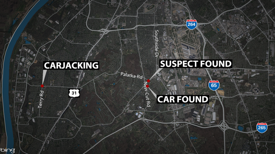 Map of Carjacking at Speedway, leaving suspect in critical condition