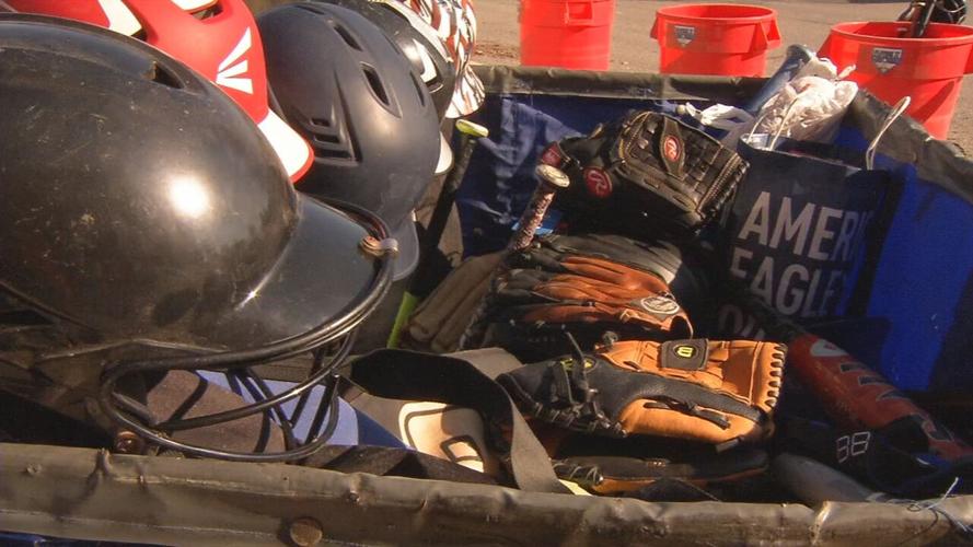 Equipment drive at Louisville Slugger Field