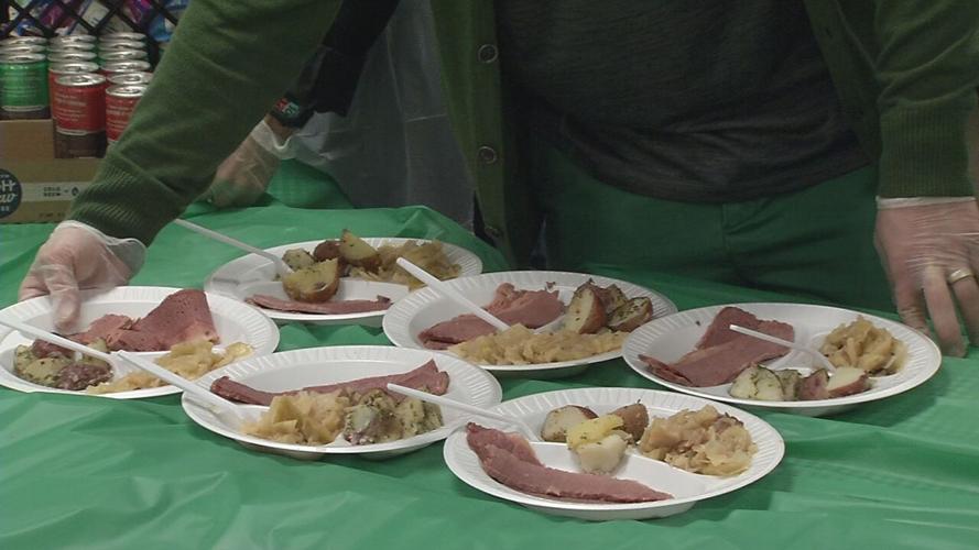 Hiberians serve St. Patrick's meal for homeless