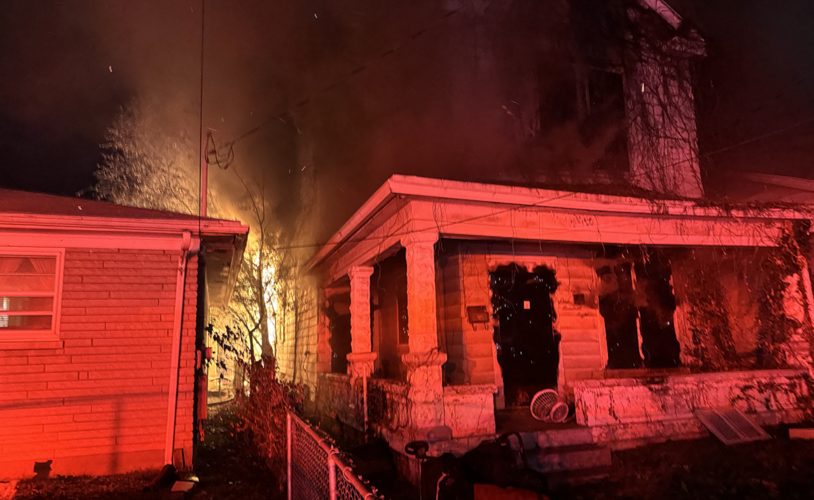 Fire in Louisville's Portland neighborhood