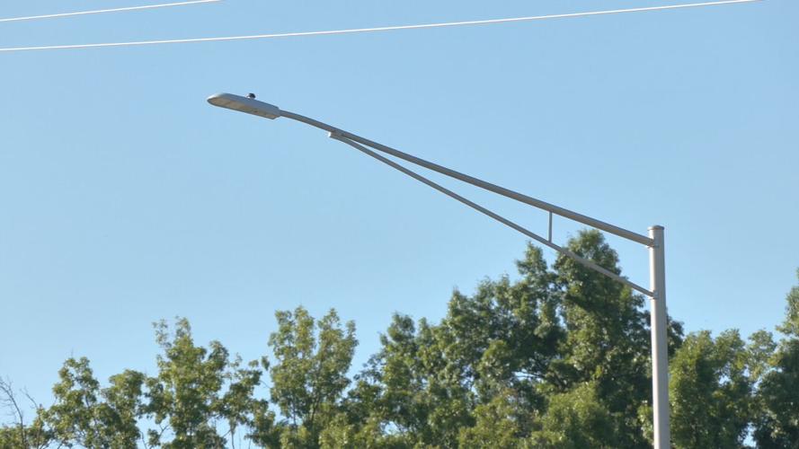 Louisville highway light tampered with by copper thieves