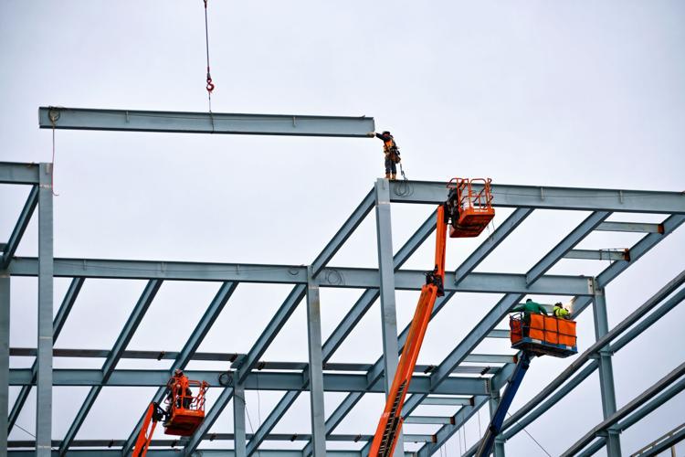Signed beam installed at BlueOval