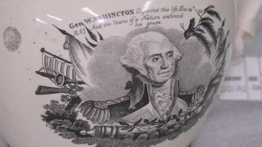 Historical object on display at Frazier History Museum on Presidents Day 2022