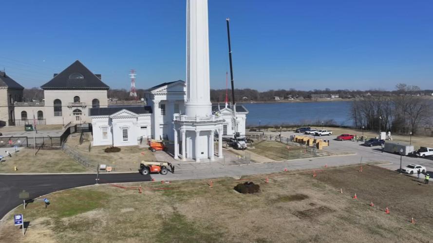 WATER TOWER STATUES BACK