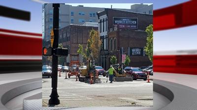 Second and Main streets intersection construction.jpg