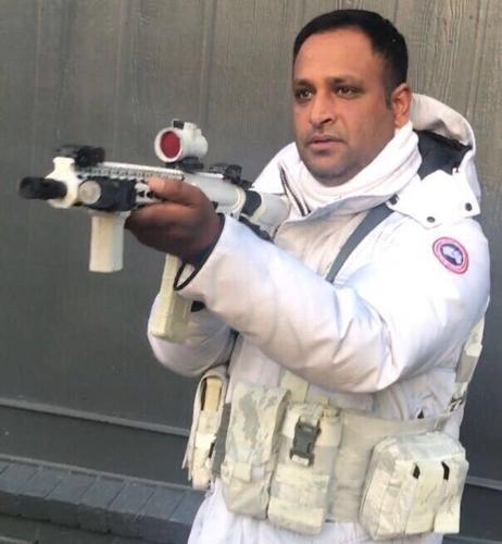 Hollywood stunt man and Clarksville grocery store owner Inder Kumar