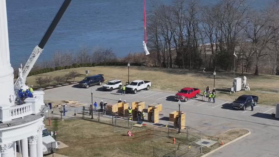 WATER TOWER STATUES BACK