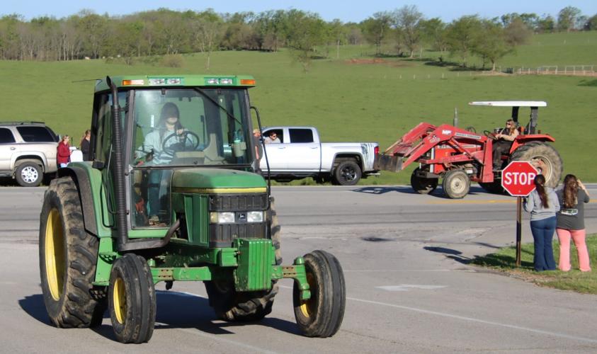 2023 'Drive Your Tractor to School Day' at Henry County High School in New Castle, Kentucky