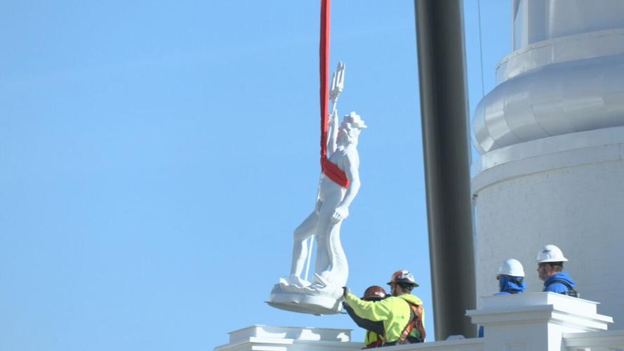 WATER TOWER STATUES BACK
