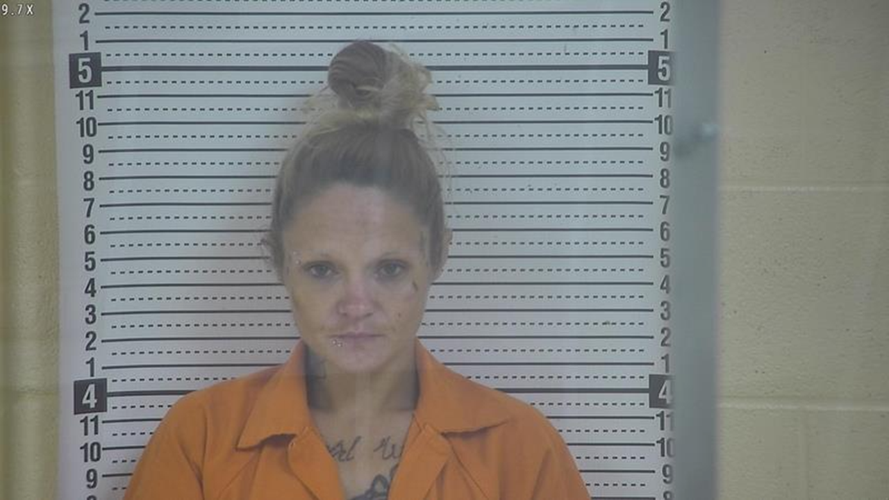 Kayla Thompson jail booking photo
