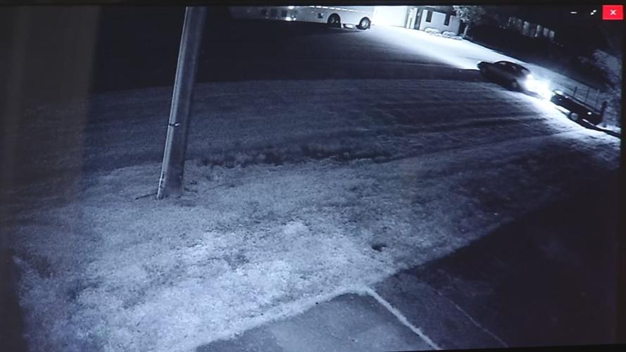 Surveillance video of trailer theft in southern Indiana (May 2020)