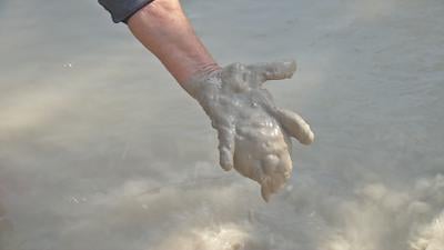 Slurry in Blue Lick Creek