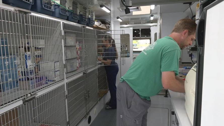 Kentucky Humane Society's CARE-a-van mobile vet clinic