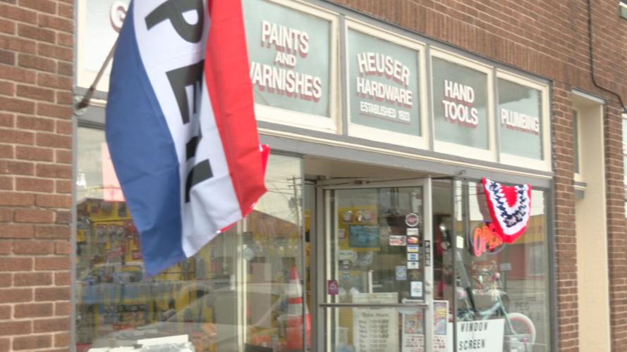 Heuser Hardware in downtown Jeffersonville