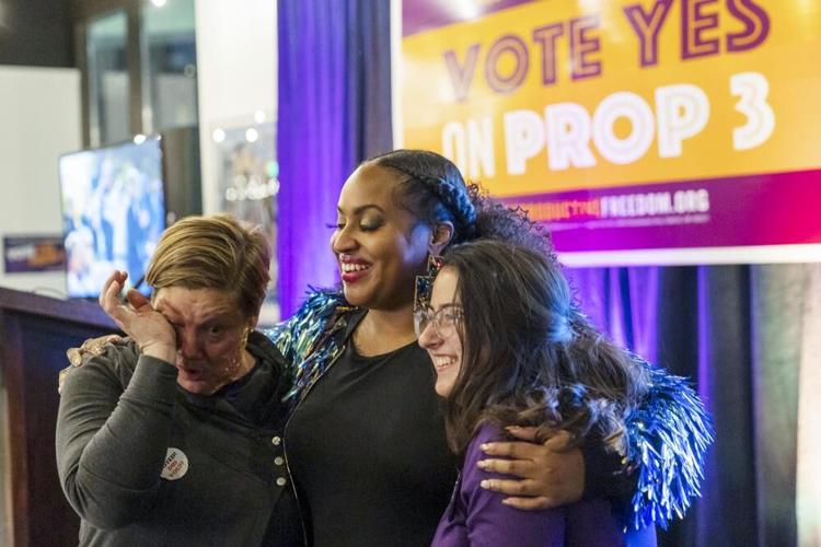Supporters react as preliminary results.jpeg