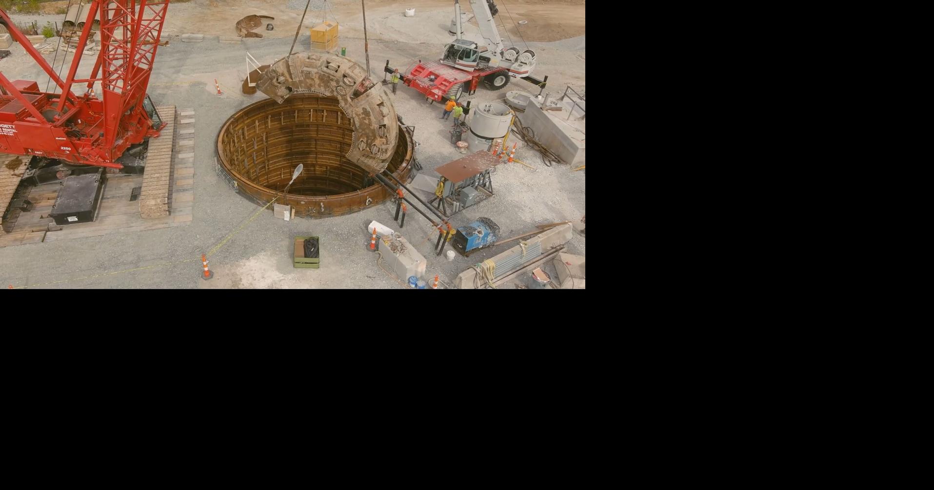 Louisville sewer district begins dismantling giant tunnel boring ...