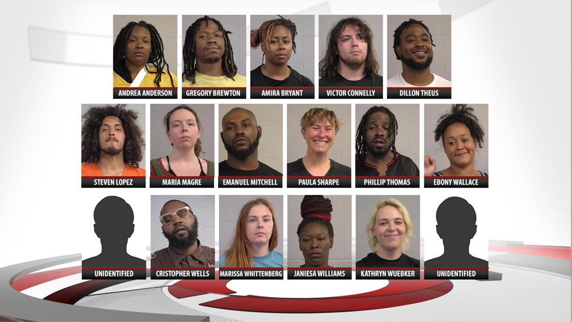 Protesters arrested blocking Louisville streets charged with rioting, punching officer | News ...