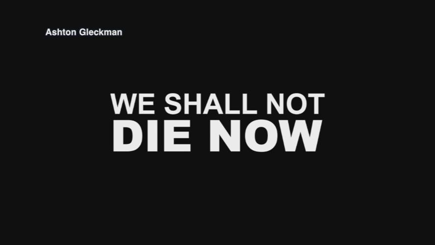 We Shall Not Die Now - Holocaust documentary title card